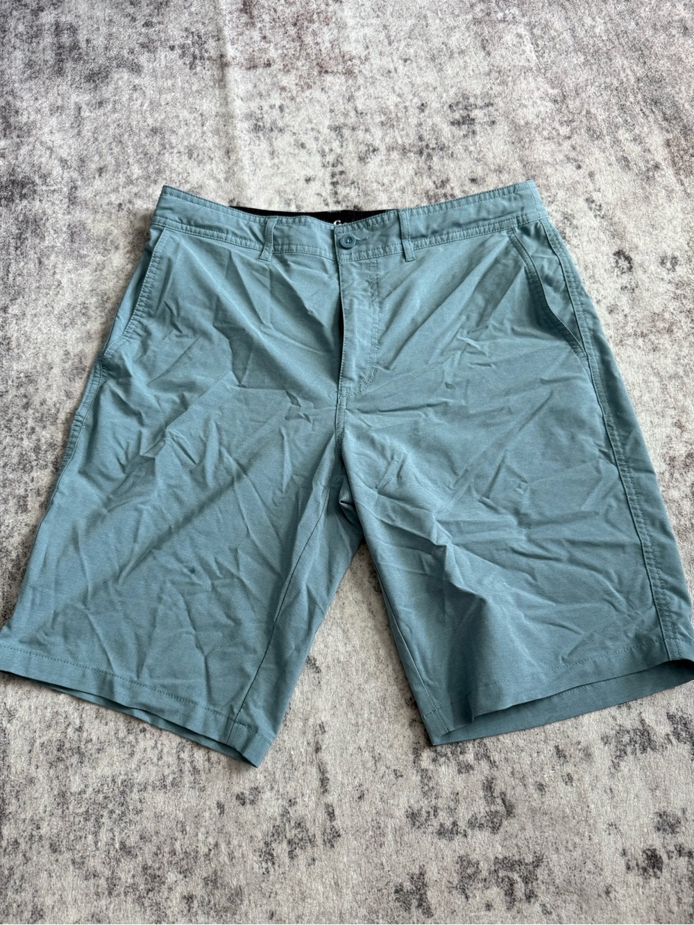 Goodfellow & Co Men's Teal Flat Front Chino Shorts
